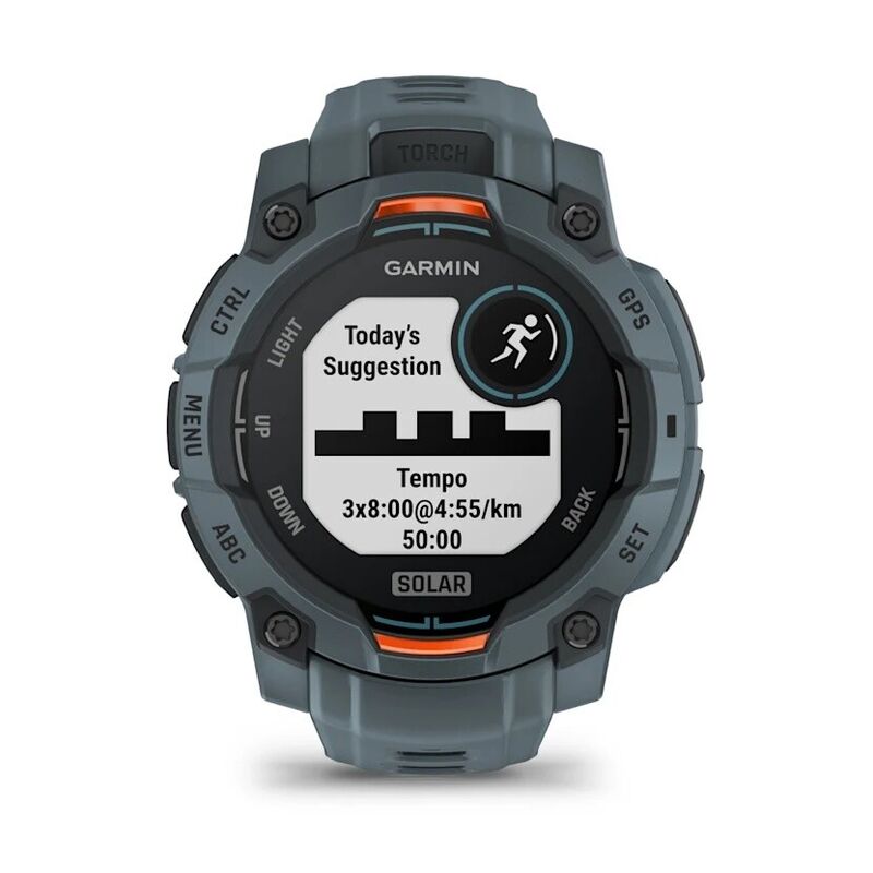 Смарт-часы Garmin Instinct 3 Solar, 45 мм, Bluetooth, Twilight, Серый