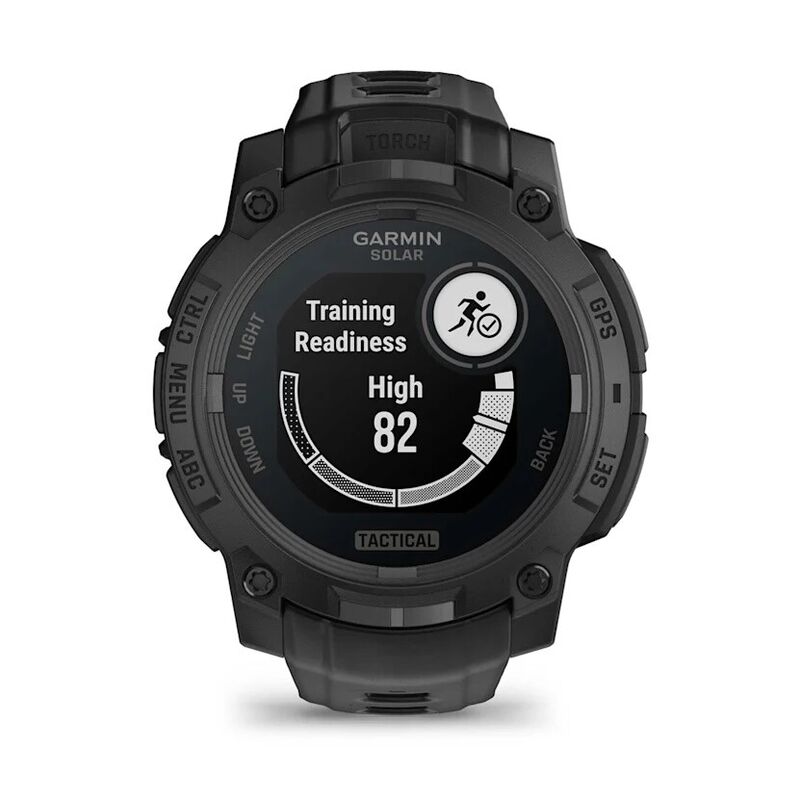 Смарт-часы Garmin Instinct 3 Solar Tactical Edition, 45 мм, Bluetooth, Black with Black Band, Черный