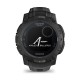 Смарт-часы Garmin Instinct 3 Solar Tactical Edition, 45 мм, Bluetooth, Black with Black Band, Черный