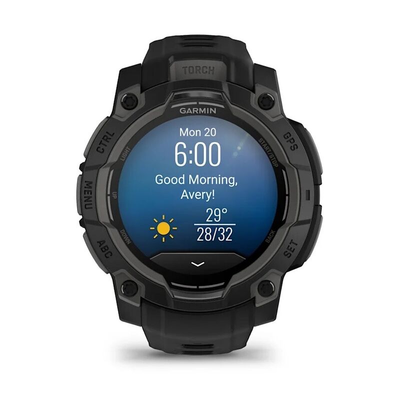 Смарт-часы Garmin Instinct 3, 45 мм, Bluetooth, Amoled Black, Черный