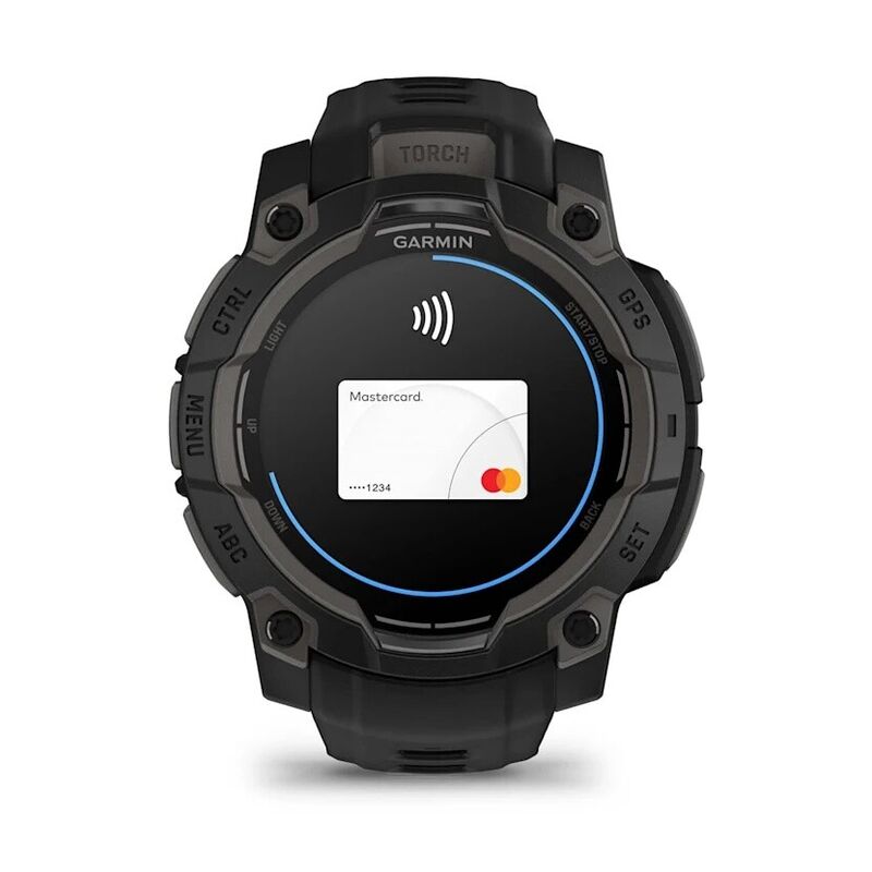 Смарт-часы Garmin Instinct 3, 45 мм, Bluetooth, Amoled Black, Черный