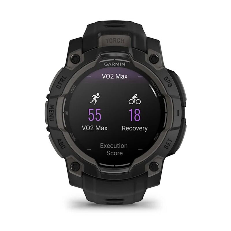 Смарт-часы Garmin Instinct 3, 45 мм, Bluetooth, Amoled Black, Черный