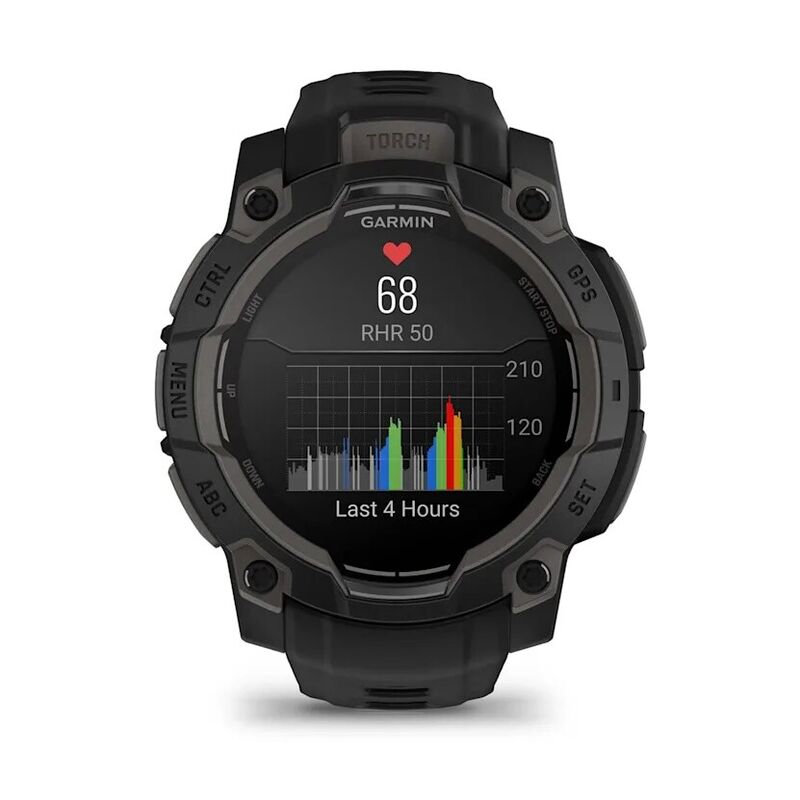 Смарт-часы Garmin Instinct 3, 45 мм, Bluetooth, Amoled Black, Черный