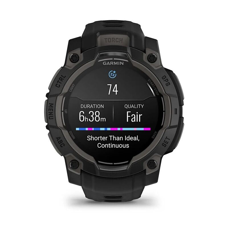 Смарт-часы Garmin Instinct 3, 45 мм, Bluetooth, Amoled Black, Черный