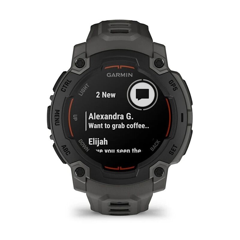 Смарт-часы Garmin Instinct E, 45 мм, Bluetooth, Black Charcoal, Черный угольный