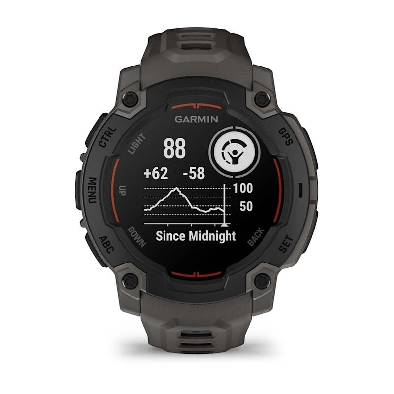 Смарт-часы Garmin Instinct E, 45 мм, Bluetooth, Black Charcoal, Черный угольный