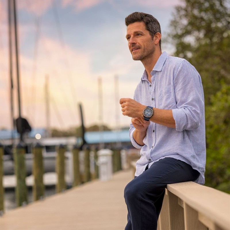 Смарт-часы Garmin QUATIX 8, 47 мм, Bluetooth, Titanium/Blue, Титан/синий