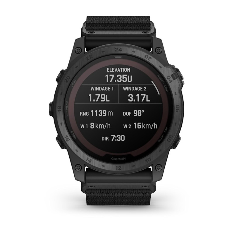 Смарт-часы Garmin Tactix 7 Pro Ballistics Solar, 51 мм, Bluetooth, черный