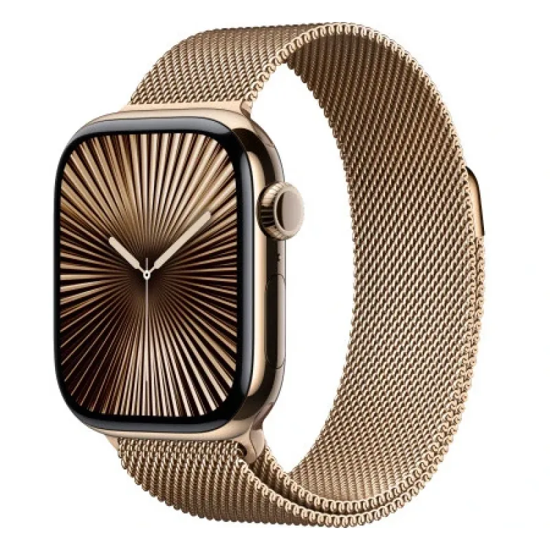 Смарт-часы Apple Watch Series 10 Milanese Loop, 42 мм, Bluetooth, Gold, золотой