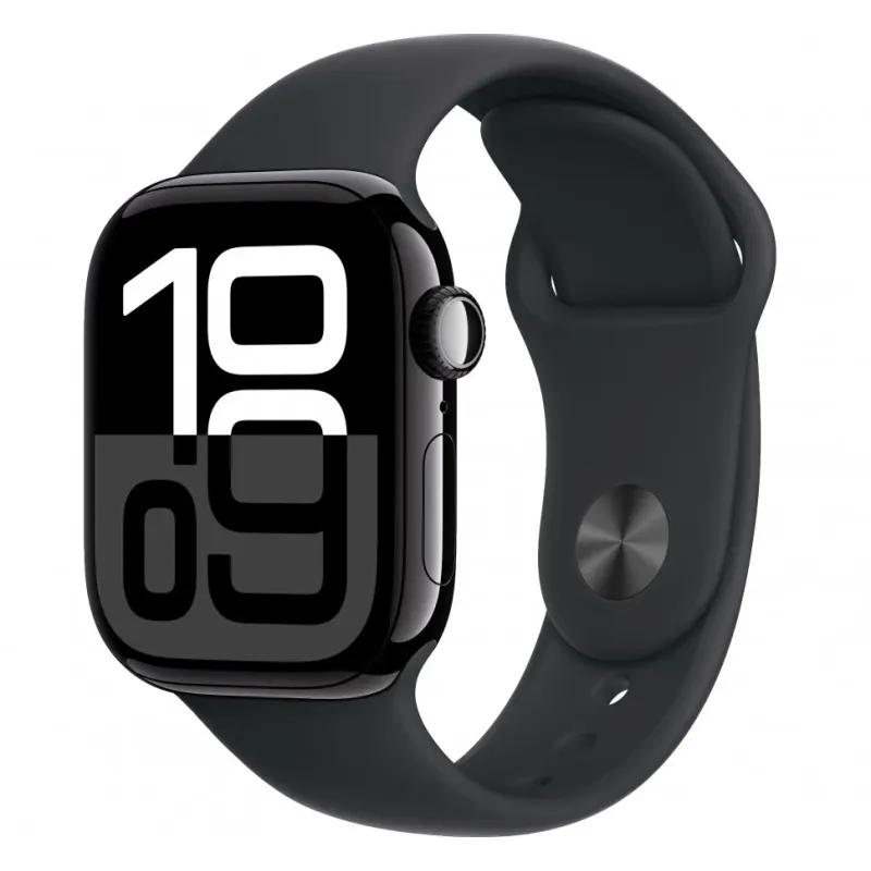 Смарт-часы Apple Watch Series 10 (M/L), 46 мм, Bluetooth, Jet Black, черный