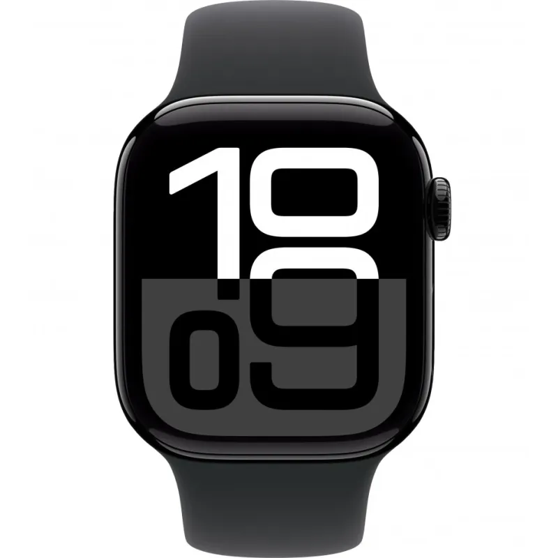 Смарт-часы Apple Watch Series 10 (M/L), 46 мм, Bluetooth, Jet Black, черный