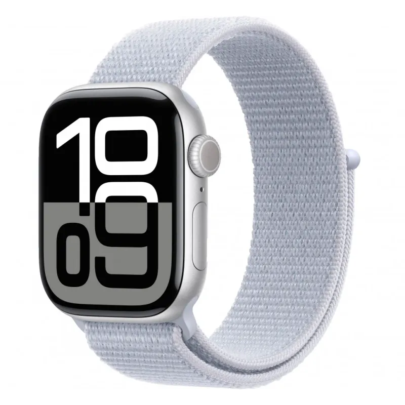 Смарт-часы Apple Watch Series 10 Sport Loop, 42 мм, Bluetooth, Silver, серебристый