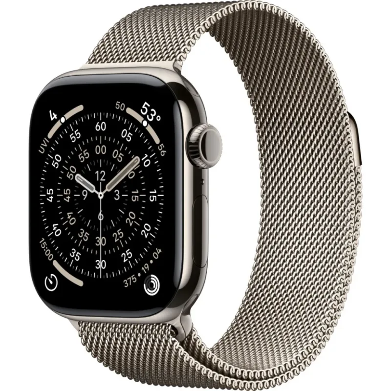 Смарт-часы Apple Watch Series 11 (M/L), 46 мм, LTE, Natural Titanium, натуральный титан
