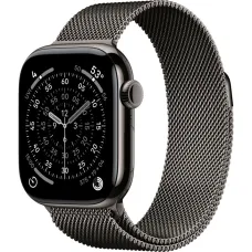 Смарт-часы Apple Watch Series 11 (M/L), 42 мм, LTE, Slate Titanium, графитовый титан