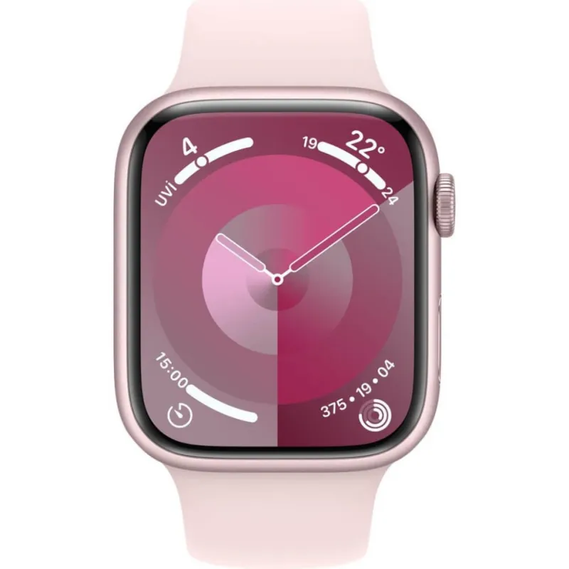 Смарт-часы Apple Watch Series 9 (M/L), 45 мм, Bluetooth, Pink, Розовый