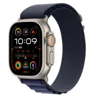 Смарт-часы Apple Watch Ultra 2, 49 мм, LTE, Natural Titanium, титановый корпус натурального цвета с ремешком Navy Alpine Loop (L)