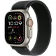 Смарт-часы Apple Watch Ultra 2, 49 мм, LTE, Natural Titanium, титановый корпус натурального цвета с ремешком Black Trail Loop (M/L)