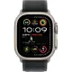Смарт-часы Apple Watch Ultra 2, 49 мм, LTE, Natural Titanium, титановый корпус натурального цвета с ремешком Black Trail Loop (M/L)