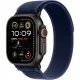 Смарт-часы Apple Watch Ultra 2 2024, 49 мм, LTE, Black Titanium Case with Blue Trail Loop (M/L), черный титан с синим ремешком