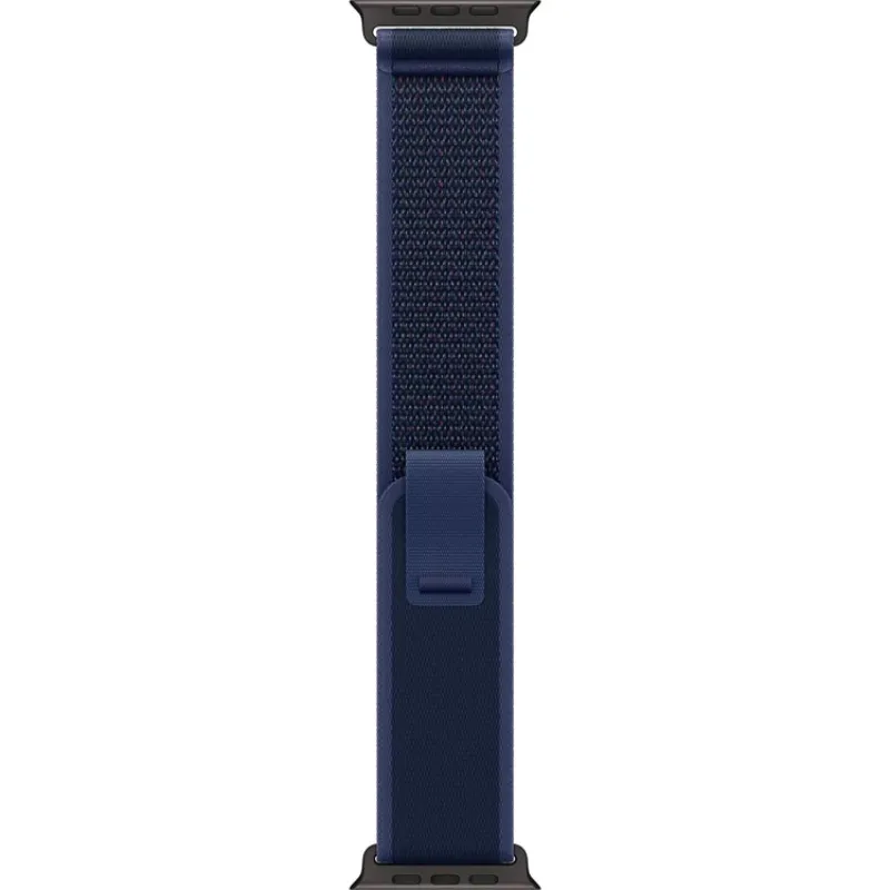 Смарт-часы Apple Watch Ultra 2 2024, 49 мм, LTE, Black Titanium Case with Blue Trail Loop (M/L), черный титан с синим ремешком