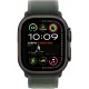 Смарт-часы Apple Watch Ultra 2 2024, 49 мм, LTE, Black Titanium Case with Green Trail Loop (M/L), черный титан с зеленым ремешком