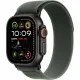 Смарт-часы Apple Watch Ultra 2 2024, 49 мм, LTE, Black Titanium Case with Green Trail Loop (S/M), черный титан с зеленым ремешком