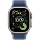 Смарт-часы Apple Watch Ultra 3, 49 мм, LTE, Natural Titanium, (M/L) титан натуральный с сине-голубым ремешком Trail Loop