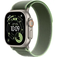 Смарт-часы Apple Watch Ultra 3, 49 мм, LTE, Natural Titanium, (M/L) титан натуральный с зелено-неоновым ремешком Trail Loop