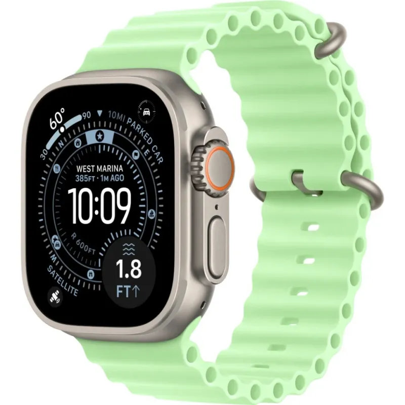 Смарт-часы Apple Watch Ultra 3, 49 мм, LTE, Neon Green, серый титан