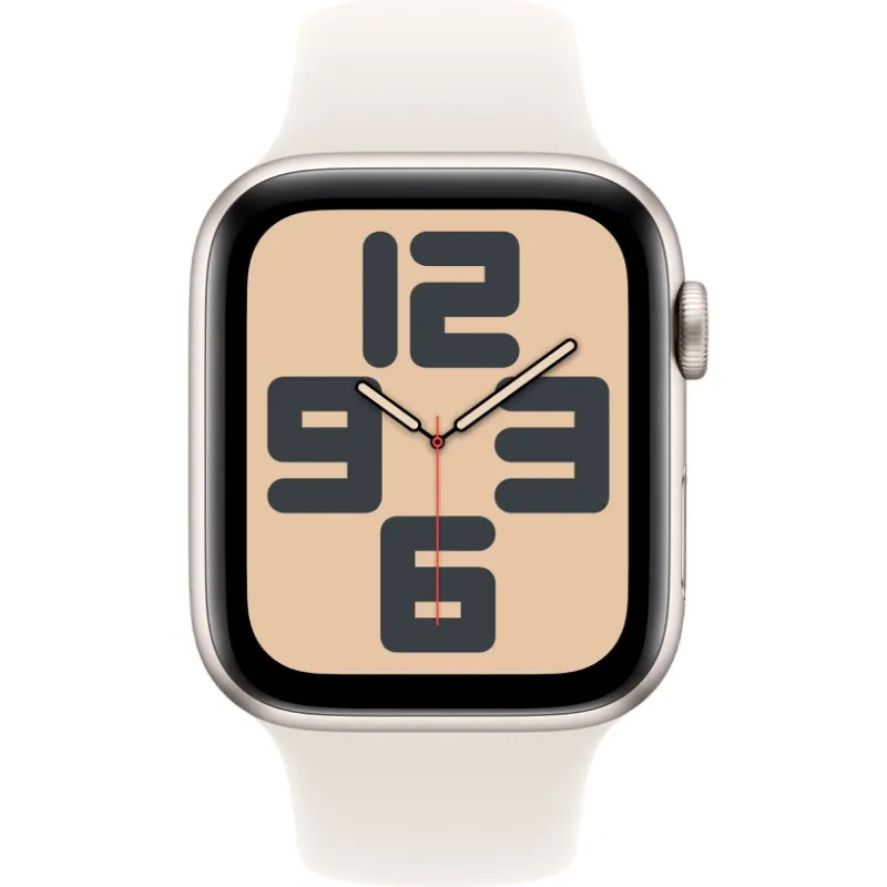 Смарт-часы Apple Watch SE 2024 (M/L), 40mm, Bluetooth, Starlight, золотистый