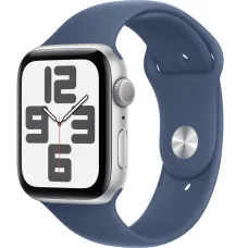 Смарт-часы Apple Watch SE 2024 (M/L), 40mm, Bluetooth, Silver/Denim, серебристый/джинсовый