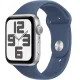 Смарт-часы Apple Watch SE 2024 (M/L), 44mm, Bluetooth, Silver/Denim, серебристый/джинсовый